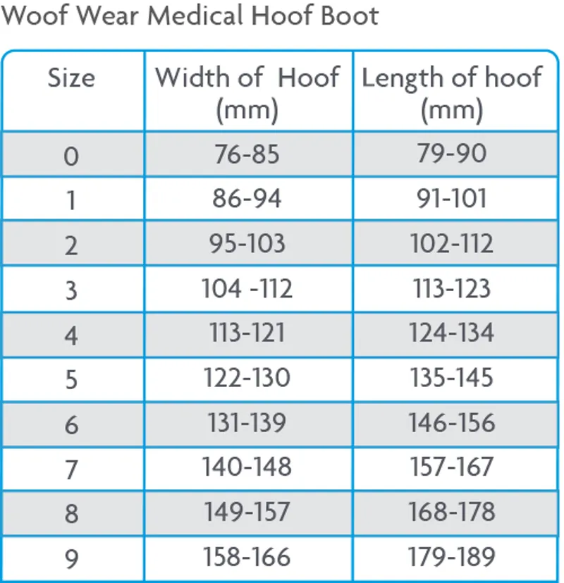 Woof Wear Medical Hoof Boot Blue-2